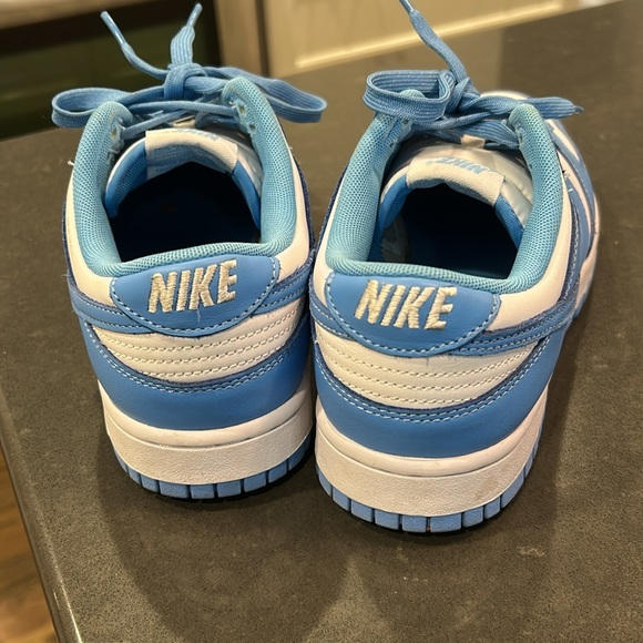 Nike Dunk UNC Sky Blue and White Athletic Shoes - Picture 3 of 4